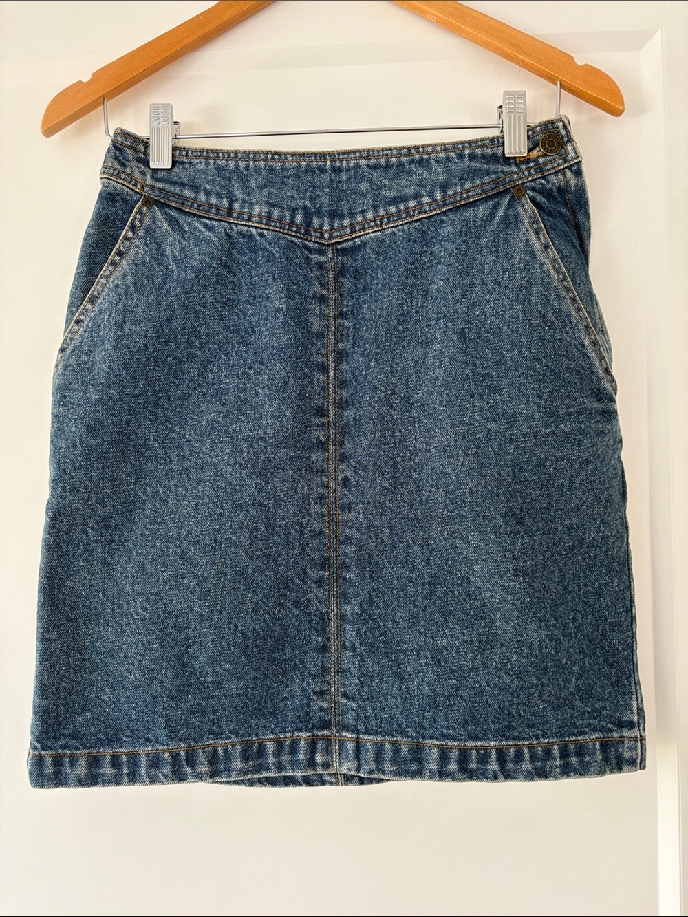 Vintage 80s 90s GAP Denim Mini Skirt